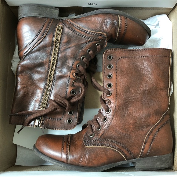 steve madden troopa cognac